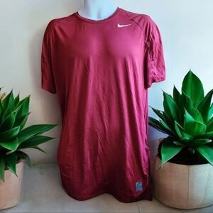 Nike Men's Burgundy Short Sleeve Tee